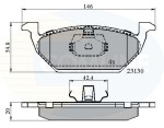 COMLINE Piduriklotsi komplekt,  ketaspidur CBP0737