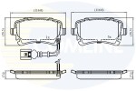 COMLINE Piduriklotsi komplekt,  ketaspidur CBP11313