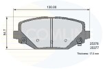 COMLINE Piduriklotsi komplekt,  ketaspidur CBP36102