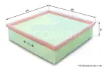 COMLINE Õhufilter EAF381
