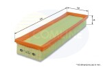 COMLINE Õhufilter EAF498