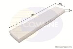 COMLINE Filter,  salongiõhk EKF131