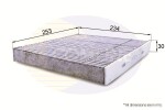 COMLINE Filter,  salongiõhk EKF328A