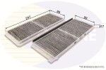 COMLINE Filter,  salongiõhk EKF337A-2