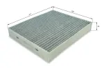 COMLINE Filter,  salongiõhk EKF413A
