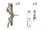 sillastendi peegli või kaamera kinnituskäpad 4tk. 10"-21" / 26" corghi