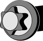 CORTECO Klapikaanekruvikomplekt 016225B