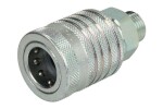 FASTER CPV062/1615F / hydraulic connection socket, connection type: push-in, connection size: 3/8 inch, thread size m16/1.5mm 24i/min iso stardard: 8434-1-l