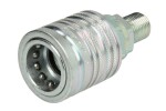 FASTER CPV087/1615F / hydraulic connection socket, connection type: push-in, connection size: 1/2 inch, thread size m16/1.5mm 75i/min iso stardard: 8434-1-l