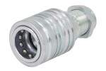 FASTER CPV087/2215F / hydraulic connection socket, connection type: push-in, connection size: 1/2 inch, thread size m22/1.5mm 75i/min iso stardard: 8434-1-l total length: 77.3mm