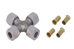RECTUS CSK 10 / tekalan connectors screw/quadruple, wire 10x1/10x1/10x1/10x1, cone, "barrel" screw connection, metal, quantity in package: 1pc