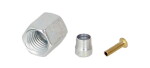 RECTUS CSM04 / tekalan connectors gray/screwable, m8x1 internal, wire 4x1, cone, "barrel" screw connection, metal, quantity in package: 1pc
