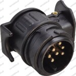 haagise pistikupesa adapter 13 kuni 7 kontakti