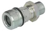 Hydraulic coupler socket, connection size: 1/2inch, thread size M26/1,5mm 65l/min. iSO standard: 14541