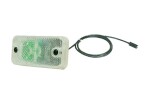 VIGNAL VALD11399 / side marker lights right/left, white, led, height 50, width 110, depth 18, cable length 1500mm, 24v