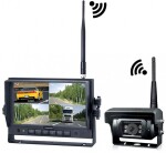 juhtmevaba salvestav katikuga tagurduskaamera + 7" ekraan kit 12/24v vignal
