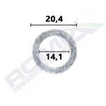 Õlikorgi tihend (14,4x22x2) sobib: FIAT FULLBACK, FORD RANGER, HONDA ACCORD III, ACCORD IV, ACCORD V, ACCORD VI, ACCORD VII, ACCORD VIII, CITY V, CIVIC IX, CIVIC V, CIVIC VI 0.8H-3.8 11.82-