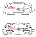 DBA DB15030XP / piduriklotsid - tuning extreme performance, suitable for: Audi A4 allroad B9, A4 B9, A5, A6 allroad C8, A6 C8, A7, A8 D5, E-tron, Q3, Q5, Q7, Q8, Q8 E-tron, Bentley Bentayga 1.4-electric 03.08-