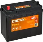 Aku DETA 12V 45Ah/330A POWER (+- jis) 237x127x227 B0 (käivitusaku)