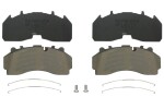 DANBLOCK DB 2933282 / brake pad set front/rear meritor fits: man foc, hocl, lion´s coach, tgs i, tgs ii, tgx i, tgx ii, scania g ii, l, p ii, r ii, s d0836loh60-oc13.101 08.05-