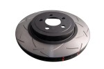 DBA DBA42438S / brake disc, 1pc, 4000 series, ventilated, slotted, front, right/left, outer diameter 345 mm, thickness 28 mm, fits: chrysler 300c 2.7-6.1 09.04-
