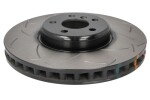 DBA DBA 43417S / high-performance brake disc, 1pc, 4000 t3, internally ventilated, slotted, front, outer diameter 348 mm, thickness 36 mm, fits: bmw 2 (g42, g87), 3 (g20, g80 1.6-electric 07.15-