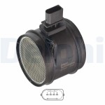 DELPHI Õhumassimõõtja 12V AF10533-12B1
