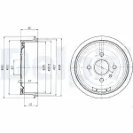 DELPHI Piduritrummel BF102