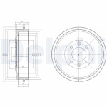 DELPHI Piduritrummel BF169