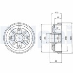 DELPHI Piduritrummel BF324