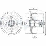 DELPHI Piduritrummel BF329