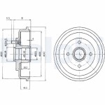 DELPHI Piduritrummel BF402