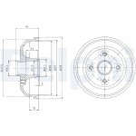 DELPHI Piduritrummel BF471