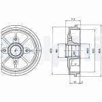 DELPHI Piduritrummel BF484