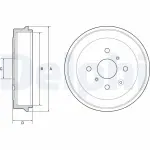 DELPHI Piduritrummel BF506