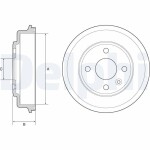 DELPHI Piduritrummel BF554