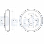 DELPHI Piduritrummel BF606
