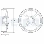 DELPHI Piduritrummel BFR484