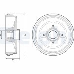 DELPHI Piduritrummel BFR496