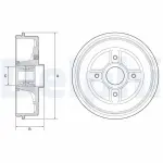 DELPHI Piduritrummel BFR595