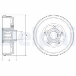 DELPHI  Piduritrummel BFR611