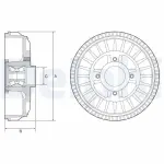 DELPHI Piduritrummel BFR621