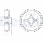 DELPHI Piduritrummel BFR626