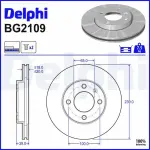 DELPHI Piduriketas BG2109