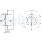 DELPHI Piduriketas BG2116