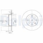 DELPHI Piduriketas BG2117
