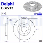 DELPHI Piduriketas BG2213