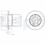 DELPHI Piduriketas BG2253