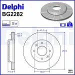 DELPHI Piduriketas BG2282