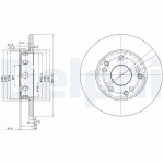 DELPHI Piduriketas BG2288